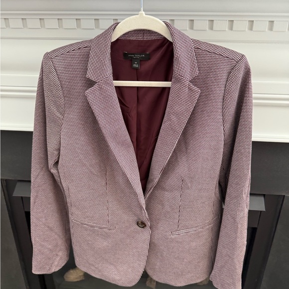 Ann Taylor Plum Suit Jacket - Picture 4 of 7